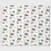 Papier Cadeau Papier à envelopper brillant Héros Voiture à bicyc (Plat)