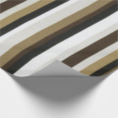 Papier Cadeau Papier à envelopper brillant Nature Brown & Beige (Coin)