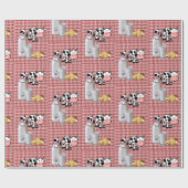 Papier Cadeau Papier à envelopper brillant, Pain de Lait De Vach (Plat)