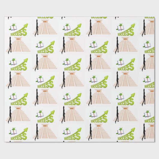 Papier Cadeau Papier à envelopper brillant Succès des femmes (Plat)