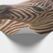 Papier Cadeau Papier à envelopper brillant Zebra (Coin)