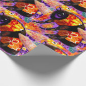 Papier Cadeau Papier à envelopper - Bumble Bee Floral Whimsical  (Coin)