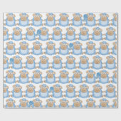 Papier Cadeau Papier à envelopper - C'est un garçon (Plat)
