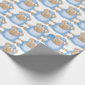 Papier Cadeau Papier à envelopper - C'est un garçon (Coin)