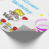 Papier Cadeau Papier à envelopper Cheesy Mousey Coeur Joyeux ann (Coin)