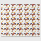 Papier Cadeau Papier à envelopper - Cheval à rocher (Plat)