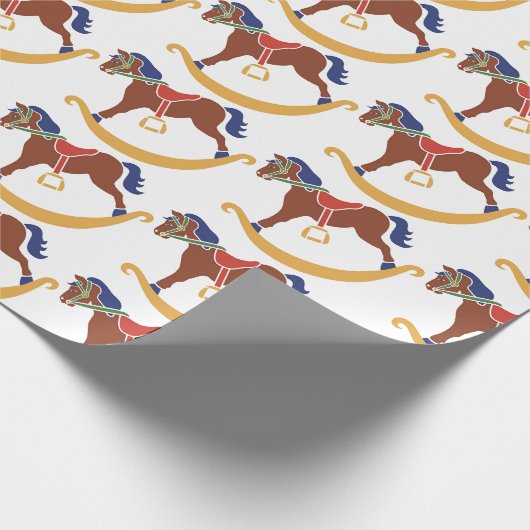 Papier Cadeau Papier à envelopper - Cheval à rocher (Coin)