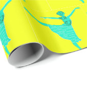 Papier Cadeau Papier à envelopper Danseur de ballet Nouvel an Ws (Coin rond)