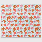 Papier Cadeau Papier à envelopper de joie de Noël (Plat)