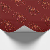 Papier Cadeau Papier À Envelopper De L'OEil Flamboyant De Horus (Coin)