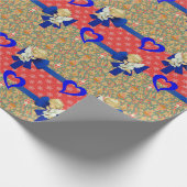 Papier Cadeau Papier à envelopper de Noël Ange bébé (Coin)