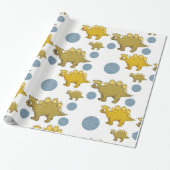 Papier Cadeau Papier à envelopper Dinosaures (Déroulé)