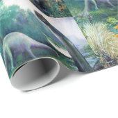Papier Cadeau Papier à envelopper Dinosaures (Coin rond)