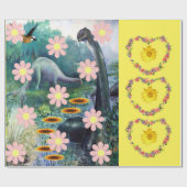 Papier Cadeau Papier à envelopper Dinosaures (Plat)