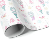 Papier Cadeau Papier à envelopper Fête d'anniversaire à thème na (Coin rond)