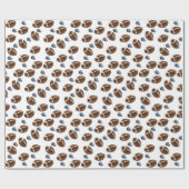 Papier Cadeau Papier à envelopper Football (Plat)