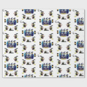 Papier Cadeau Papier à envelopper Halloween (Plat)