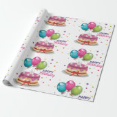 Papier Cadeau Papier à envelopper - Joyeux papier à envelopper d (Déroulé)