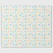 Papier Cadeau Papier à envelopper - La nature florale (Plat)