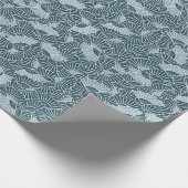 Papier Cadeau Papier à envelopper - Les fans japonais à Denim (Coin)