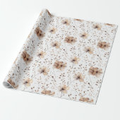 Papier Cadeau Papier à envelopper mat pour cadeaux emballés (Déroulé)