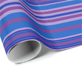 Papier Cadeau Papier à envelopper : Mauve, Violet, Bleu, Bleu, B (Coin rond)