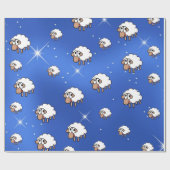 Papier Cadeau Papier à envelopper Moutons (Plat)