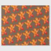 Papier Cadeau Papier à envelopper Pain d'épices Cookies Dessin (Plat)