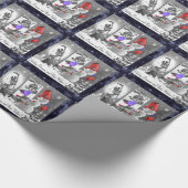 Papier Cadeau Papier à envelopper peint Snowman (Coin)