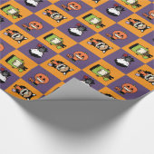 Papier Cadeau Papier à envelopper pour costume d'Halloween (Coin)