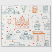 Papier Cadeau Papier à envelopper pour enfants (Plat)