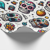 Papier Cadeau Papier à envelopper pour Halloween (Coin)