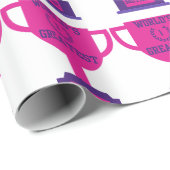 Papier Cadeau Papier à envelopper pour la plus grande fête des m (Coin rond)