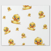 Papier Cadeau Papier à envelopper - Rubber Ducky Thème (Plat)