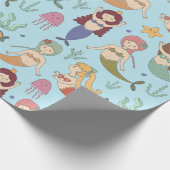 Papier Cadeau Papier à envelopper - Soyons sirènes (Coin)