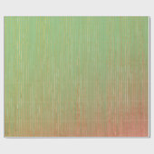 Papier Cadeau Papier à envelopper STRIPES VERTES ET ROSES FADÉES (Plat)