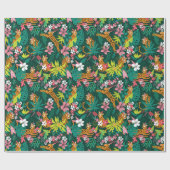 Papier Cadeau Papier à envelopper tigres/léopards (Plat)