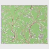 Papier Cadeau Papier à envelopper Toile vert (Plat)