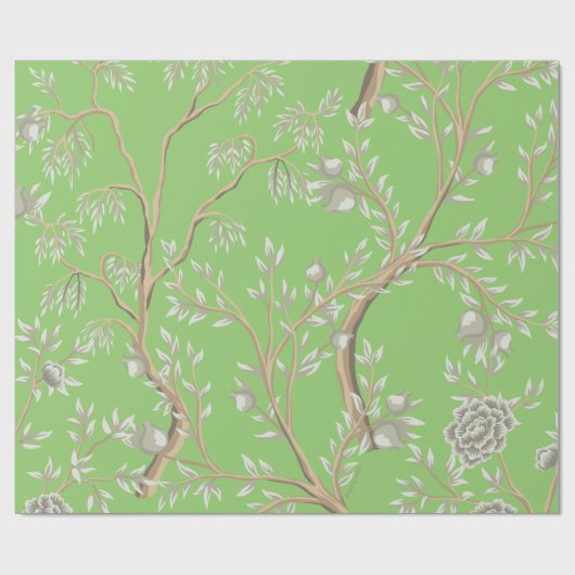 Papier Cadeau Papier à envelopper Toile vert (Plat)