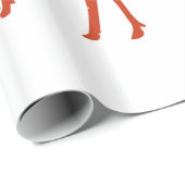 Papier Cadeau Papier à envelopper Vacances d'hiver (Coin rond)