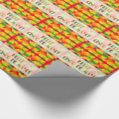 Papier Cadeau Papier à envelopper - Ventilateurs d'agrumes - Fel (Coin)