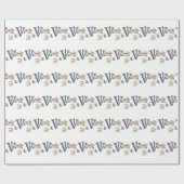 Papier Cadeau Papier à envelopper Vétérinaire (Plat)