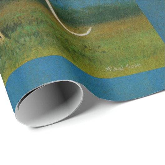 Papier Cadeau Papier à envelopper Whippet Racer (Coin rond)