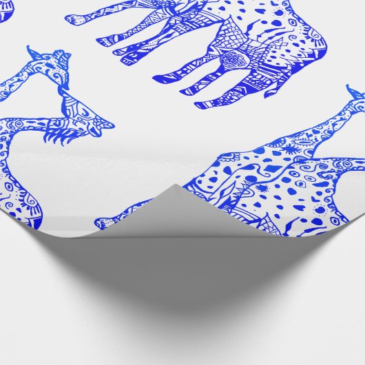 Papier Cadeau Papier à envelopperAmour africain (Coin)