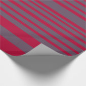 Papier Cadeau Papier à envelopperGris rouge (Coin)