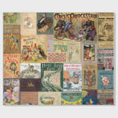 Papier Cadeau Papier à enveloppes - Livres pour enfants (Plat)