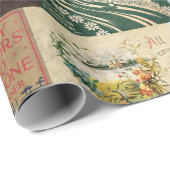 Papier Cadeau Papier à enveloppes - Livres pour enfants (Coin rond)