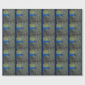 Papier Cadeau Papier à épluchage de paon (Plat)