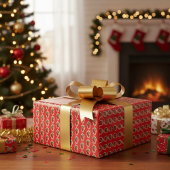 Papier Cadeau Papier à fraise