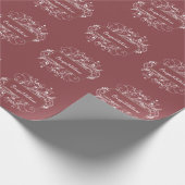 Papier Cadeau Papier à Mariage de terre cuite (Coin)